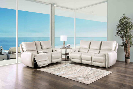 Phineas Beige Power Sofa from Furniture of America - Luna Furniture