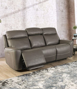 Artemia Gray Power Reclining Sofa from Furniture of America - Luna Furniture