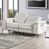 Ascona Light Taupe Power Loveseat from Furniture of America - Luna Furniture