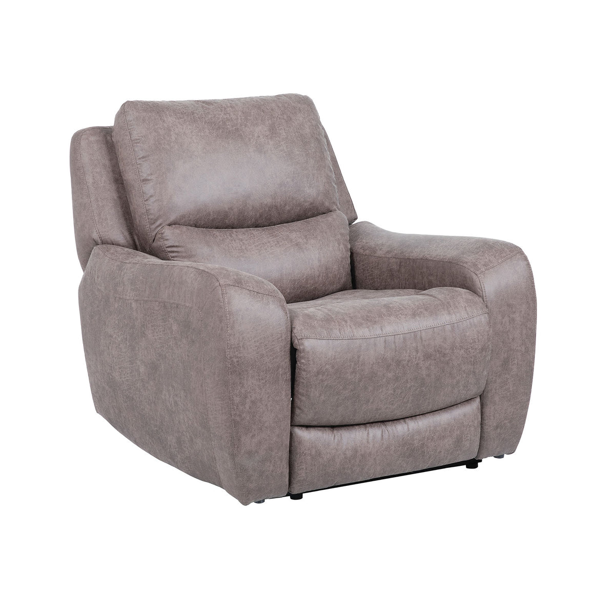 Demetrius Dark Gray Power Recliner from Furniture of America - Luna Furniture