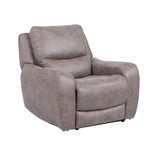 Demetrius Dark Gray Power Recliner from Furniture of America - Luna Furniture