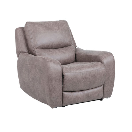 Demetrius Dark Gray Power Recliner from Furniture of America - Luna Furniture