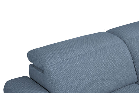 Melancton Blue Power Sectional from Furniture of America - Luna Furniture