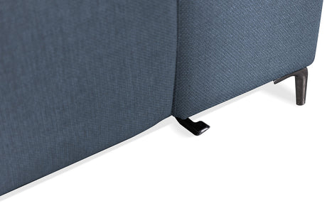 Melancton Blue Power Sectional from Furniture of America - Luna Furniture