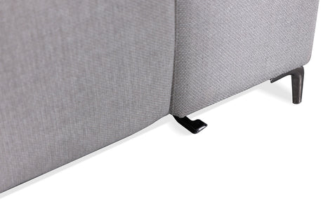 Melancton Light Gray Power Sectional from Furniture of America - Luna Furniture