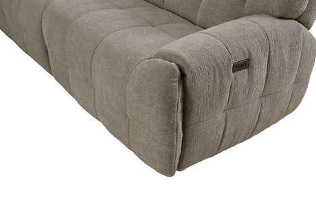 Clemens Beige Power Sectional from Furniture of America - Luna Furniture