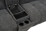 Clemens Dark Gray Power Sectional from Furniture of America - Luna Furniture
