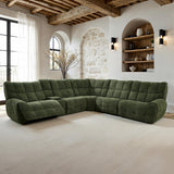 Clemens Jade Green Power Sectional from Furniture of America - Luna Furniture