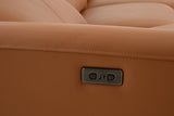 Themis Brown Clay Power Sectional, Left Chaise from Furniture of America - Luna Furniture