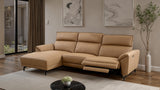 Themis Light Brown Power Sectional, Left Chaise from Furniture of America - Luna Furniture