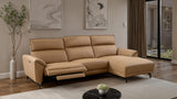 Themis Light Brown Power Sectional, Right Chaise from Furniture of America - Luna Furniture