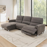 Brande Brown Power Sectional, Left Chaise from Furniture of America - Luna Furniture