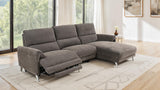 Brande Brown Power Sectional, Right Chaise from Furniture of America - Luna Furniture