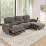 Brande Brown Power Sectional, Right Chaise from Furniture of America - Luna Furniture