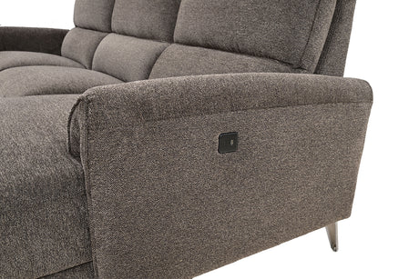 Brande Brown Power Sectional with Right Chaise from Furniture of America - Luna Furniture