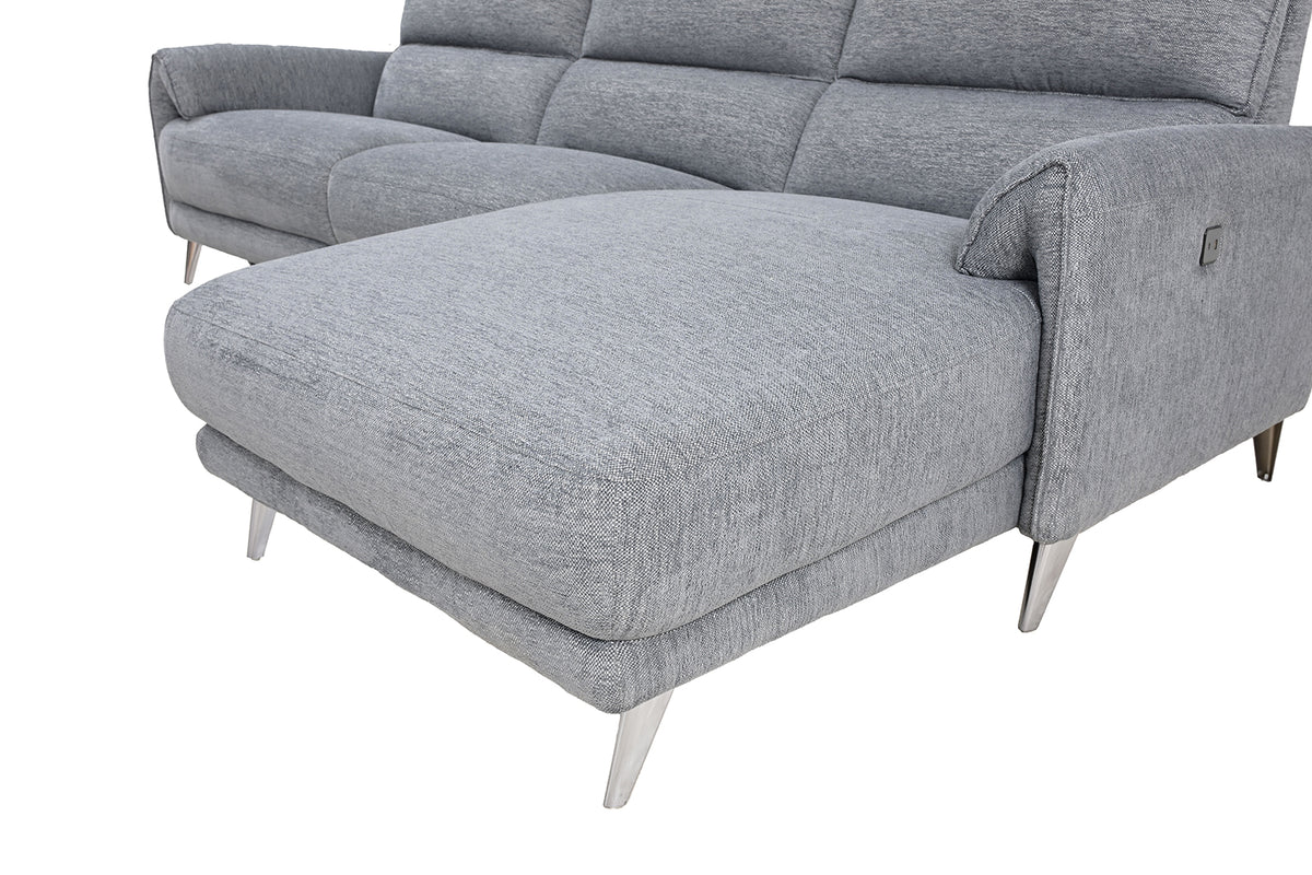 Brande Gray Power Sectional, Right Chaise from Furniture of America - Luna Furniture