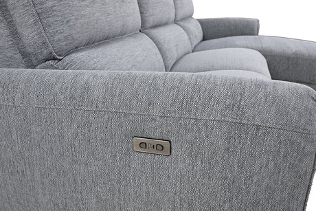 Brande Gray Power Sectional with Right Chaise from Furniture of America - Luna Furniture