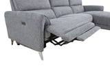 Brande Gray Power Sectional, Right Chaise from Furniture of America - Luna Furniture