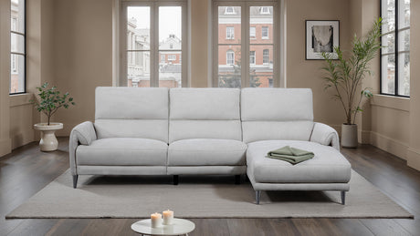 Brande Light Gray Power Sectional with Right Chaise from Furniture of America - Luna Furniture