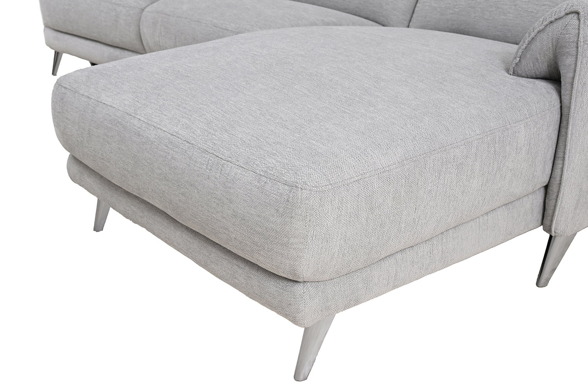 Brande Light Gray Power Sectional, Right Chaise from Furniture of America - Luna Furniture