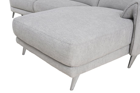 Brande Light Gray Power Sectional with Right Chaise from Furniture of America - Luna Furniture