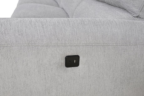 Brande Light Gray Power Sectional with Right Chaise from Furniture of America - Luna Furniture
