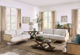 Alesund Light Oak/Beige Sofa from Furniture of America - Luna Furniture