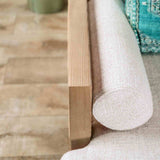Alesund Light Oak/Beige Sofa from Furniture of America - Luna Furniture