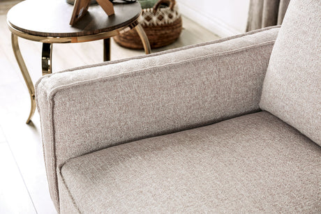 Harstad Light Brown/Natural Sofa from Furniture of America - Luna Furniture