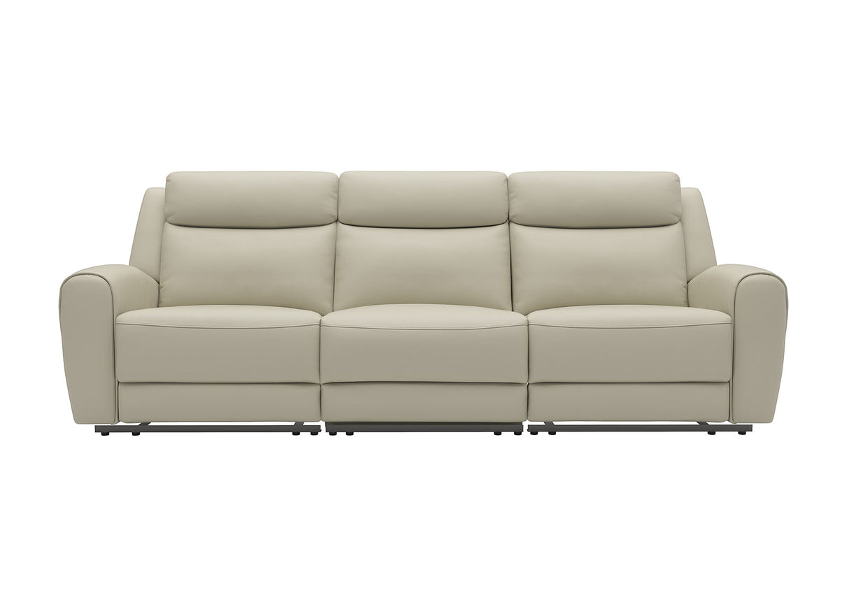 Jacobus Beige Manual Recliner Sofa from Furniture of America - Luna Furniture