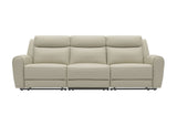 Jacobus Beige Manual Recliner Sofa from Furniture of America - Luna Furniture