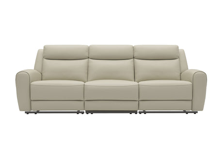 Jacobus Beige Manual Recliner Sofa from Furniture of America - Luna Furniture