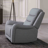 Matthias Gray Transitional Reclining Living Room Set from Furniture of America - Luna Furniture