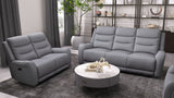 Matthias Gray Transitional Reclining Living Room Set from Furniture of America - Luna Furniture