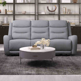 Matthias Gray Transitional Reclining Living Room Set from Furniture of America - Luna Furniture