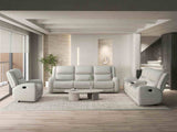Giraldus Beige Manual Recliner from Furniture of America - Luna Furniture