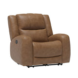 Leolinus Brown Manual Recliner from Furniture of America - Luna Furniture