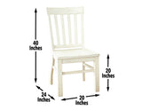 Cayla Side Chair, White from Steve Silver - Luna Furniture