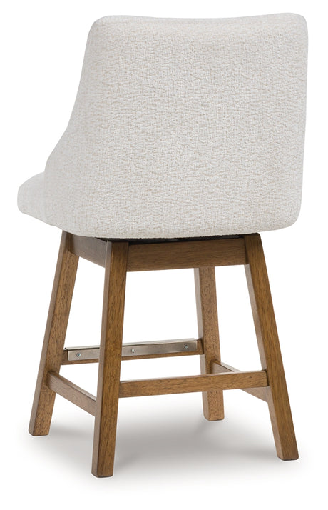 Cabalynn Light Brown/Oatmeal Counter Height Dining Set from Ashley - Luna Furniture