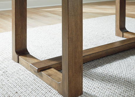 Cabalynn Dining Table and 4 Chairs and Bench in Light Brown from Ashley - Luna Furniture