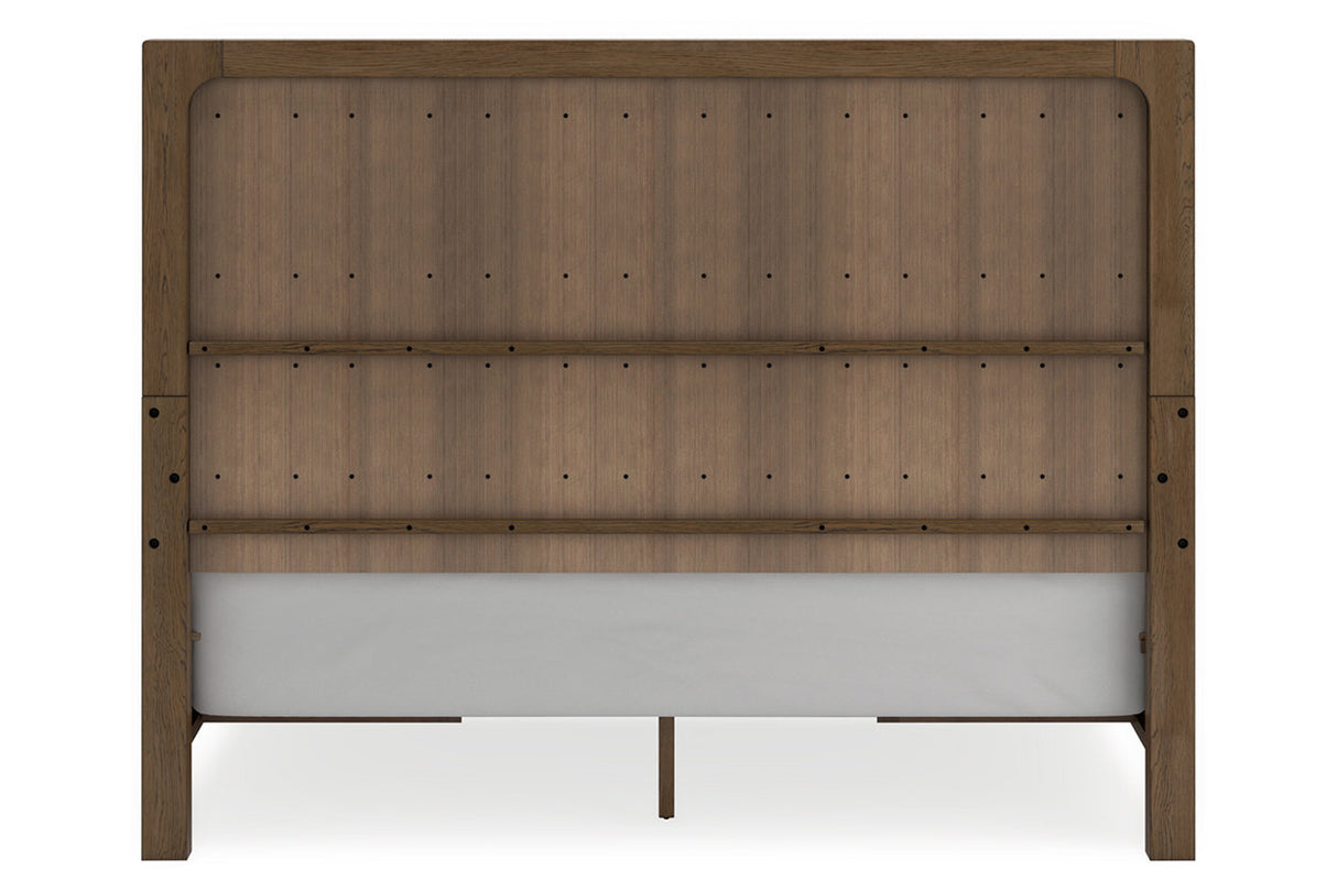 Cabalynn Light Brown California King Storage Platform Bed from Ashley - Luna Furniture