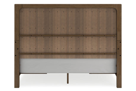 Cabalynn Light Brown California King Storage Platform Bed from Ashley - Luna Furniture