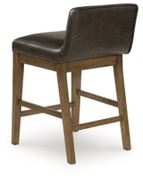Cabalynn Light Brown Counter Height Barstool, Set of 2 from Ashley - Luna Furniture