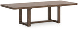 Cabalynn Light Brown Dining Extension Table from Ashley - Luna Furniture
