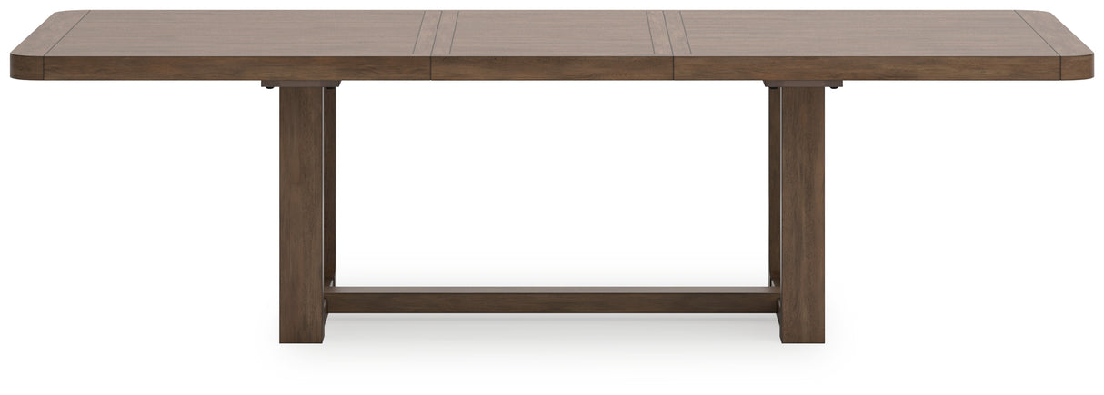 Cabalynn Light Brown Dining Extension Table from Ashley - Luna Furniture
