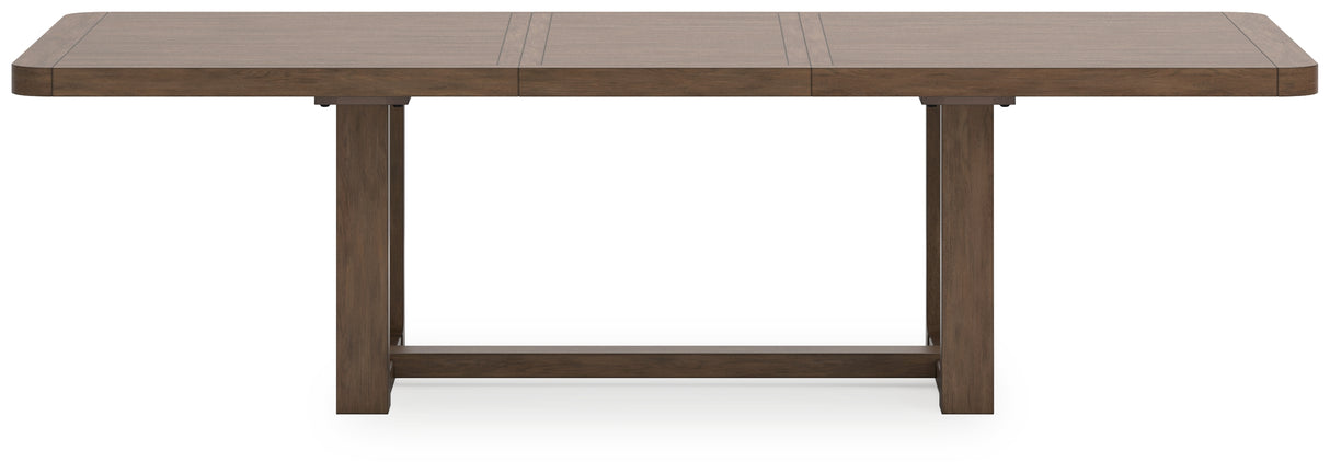 Cabalynn Light Brown Dining Extension Table from Ashley - Luna Furniture