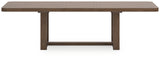 Cabalynn Light Brown Dining Extension Table from Ashley - Luna Furniture