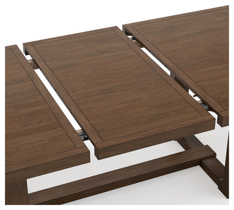 Cabalynn Light Brown Dining Extension Table from Ashley - Luna Furniture
