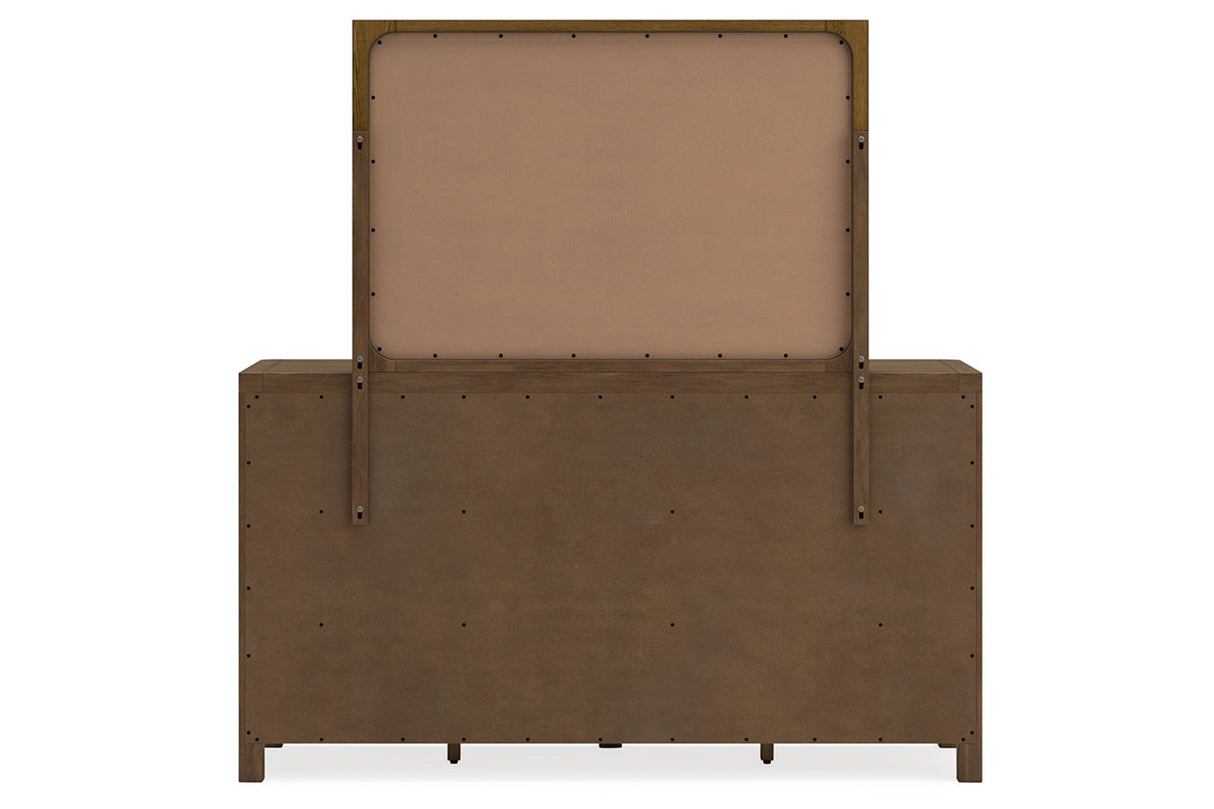 Cabalynn Light Brown Dresser and Mirror from Ashley Furniture - Luna Furniture