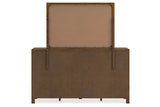 Cabalynn Light Brown Dresser and Mirror from Ashley Furniture - Luna Furniture